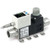 SMC PF3W704-N03-E-MRAZ 3-Color Digital Flow Siwtch For Water