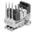 SMC ZZA104-2P Manifold, 4 Stations