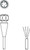 KD U-M8-4A-T0-100 F+B Connection cable