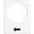 Schneider Electric ZB2BY4901 Legend 30 X 40 Mm White Raise Or Right S