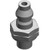 SMC 10-M-3AU-3 10-M Series Clean Series Miniature Fittings Series M3 Barb Fitting For Polyurethane Tubing