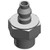 SMC 10-M-5AU-4 10-M Series Clean Series Miniature Fittings Series M5 Barb Fitting For Polyurethane Tubing