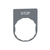 Schneider Electric ZBYP2304C0 Legend Plate With Stop Marking Pack of 10