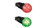 Sprecher + Schuh 800226405 Dual Steady IDS30 Panel Mount Signaling Beacon Strobe, Multi-color LED, Red/Green, 24V AC/DC, Gray, IP65