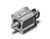 SMC NCQ2D25-15DM Compact Cylinder, Ncq2