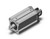 SMC NCQ2D25-50DCM Compact Cylinder, Ncq2