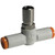 SMC AS2001F-04D AS   1F-D Series Speed Controller Adjustable by Flat Head Screwdriver With One-touch Fittings In-line Type