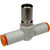 SMC AS2001F-04T AS   1F-T Series Tamper Proof Speed Controller With One-touch Fittings In-line Type