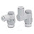 SMC 10-AS1201FG-M5-04 10-AS-FG Series Clean Series Push-lock Type Speed Controller With One-touch Fitting Stainless Steel Type (Elbow/Universal) Body Size 1