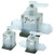 SMC LVH20L-02N-C LVH Series Manually Operated Threaded Type