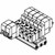 SMC SS5YJ3-20-03 SYJ3000 Series 5Port Solenoid Valve Body Ported Manifold Type 20