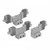 SMC SYJ3140-6G-M5 SYJ3000 Series 5 Port Solenoid Valve Rubber Seal Base Mounted Single Valve