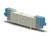 SMC SY5340R-3LOZ Valve, Dbl Sol, Base Mt (Ac)