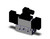 SMC VFR3310-5DZ-03 Valve Dbl Non Plugin Base Mt