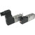 SMC VFS1220-1DZ-01 VFS1000 Series 5 Port Pilot Operated Solenoid Valve, Metal Seal, Body Ported