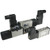 SMC VFS2130-5EZ-01 VFS2000 Series 5 Port Pilot Operated Solenoid Valve, Metal Seal, Body Ported