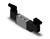 SMC VFS3420-1DZ-03 Valve Dbl Solenoid Body Pt