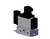 SMC VFS4111-5DZ-04 5 Port Pilot Operated Valve