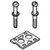SMC VK300-41-1A Manifold Gasket And Screw Assembly Body Ported
