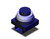 SMC VM-32AB Push Button, Extended (Black)