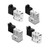 SMC VQD1151W-6M VQD1000 Series 4 Port Solenoid Valve Direct Operated Poppet Type