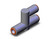 SMC VR1210F-08 check valve shuttle valve