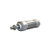 SMC - CDM2E32-75A - CDM2E32-75A Round Body Non-Repairable Air Cylinder - 32 mm Bore x 75 mm Stroke, Double-Acting, Clevis Mount, Single Rod, M10x1.25 Rod Size, 1/8 Female BSPT