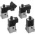 SMC VT317V-5DZ-02 VT317 Series 3 Port Solenoid Valve Direct Operated Poppet Type Rubber Seal