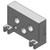 SMC VVF4000-3A-1 Replacement Parts End Plate Assembly