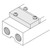 SMC VVQZ200-10A-2 Blanking Plate Assembly