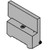 SMC VVQ1000-3A-2 D Side End Plate Assembly