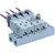SMC VV3QZ22-04C Body Ported Manifold