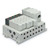 SMC VV5Q41-1202T0 VQ4000 Series 5 Port Solenoid Valve Plug-in Unit/Base Mounted T Kit (Terminal Block Box Kit) Manifold