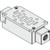 SMC VV72-P-03 Individual SUP Spacer For VQ7-8 Series