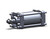 SMC CDA2YB63-75Z Air Cylinder, Tie Rod