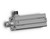 SMC CDBQ2B50-100DCM-RL-M9BL Cyl, Compact, Locking, Sw Capable