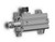 SMC CDBQ2L40-25DCM-RL Cyl, Compact, Locking, Sw Capable