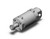 SMC CDG5EA100TNSR-50 Cg5, Stainless Steel Cylinder