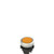 Pizzato E2 1PL2R8290 Illuminated Orange Flush Pushbutton for Control Panels and Machinery