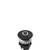 Pizzato E2 1PU2F149L1 Spring-Return Black Mushroom Pushbutton with Marking for Industrial Applications