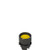 Pizzato E2 1PU2P5210 Spring-Return Yellow Booted Pushbutton for Industrial Applications