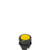 Pizzato E2 1PU2R5210 Spring-Return Yellow Flush Pushbutton for Safety and Control Systems