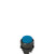 Pizzato E2 1PU2S6210 Spring-Return Blue Projecting Pushbutton for Industrial Applications