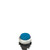 Pizzato E2 1PU2S6290 Spring-Return Blue Projecting Pushbutton for Industrial Applications