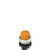 Pizzato E2 1SL43GCH89AB Illuminated Knob Selector - 3 Positions, Orange with Marking for Precision Control