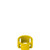 Pizzato VE GP32A5A Yellow Cylindrical Protection Guard with 4 Windows - 40x20mm