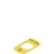 Pizzato VE TF32G5110 Rectangular "STOP" Label with Shaped Hole, 30x60 mm - Ideal for Safety and Operational Instructions