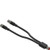 Pizzato VF CY201P0 Y-Shaped M12 Connector with 150mm Cable for Series Connections