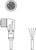 K-D M12W-4P-2m-FAB Connection cable