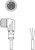 KD U-M12-3W-P1-150-DP Connection cable